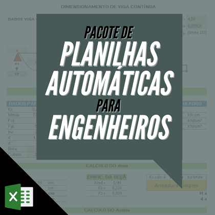  Pacote de Planilhas Automáticas para Engenheiros