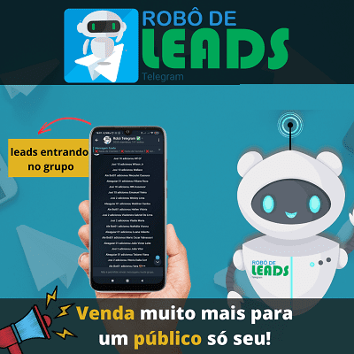 Robô de Leads - Telegram
