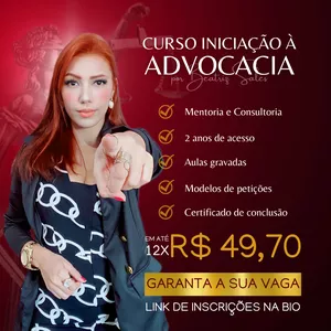 Curso de inicação de carreira na advocacia | Destrave a sua carreira