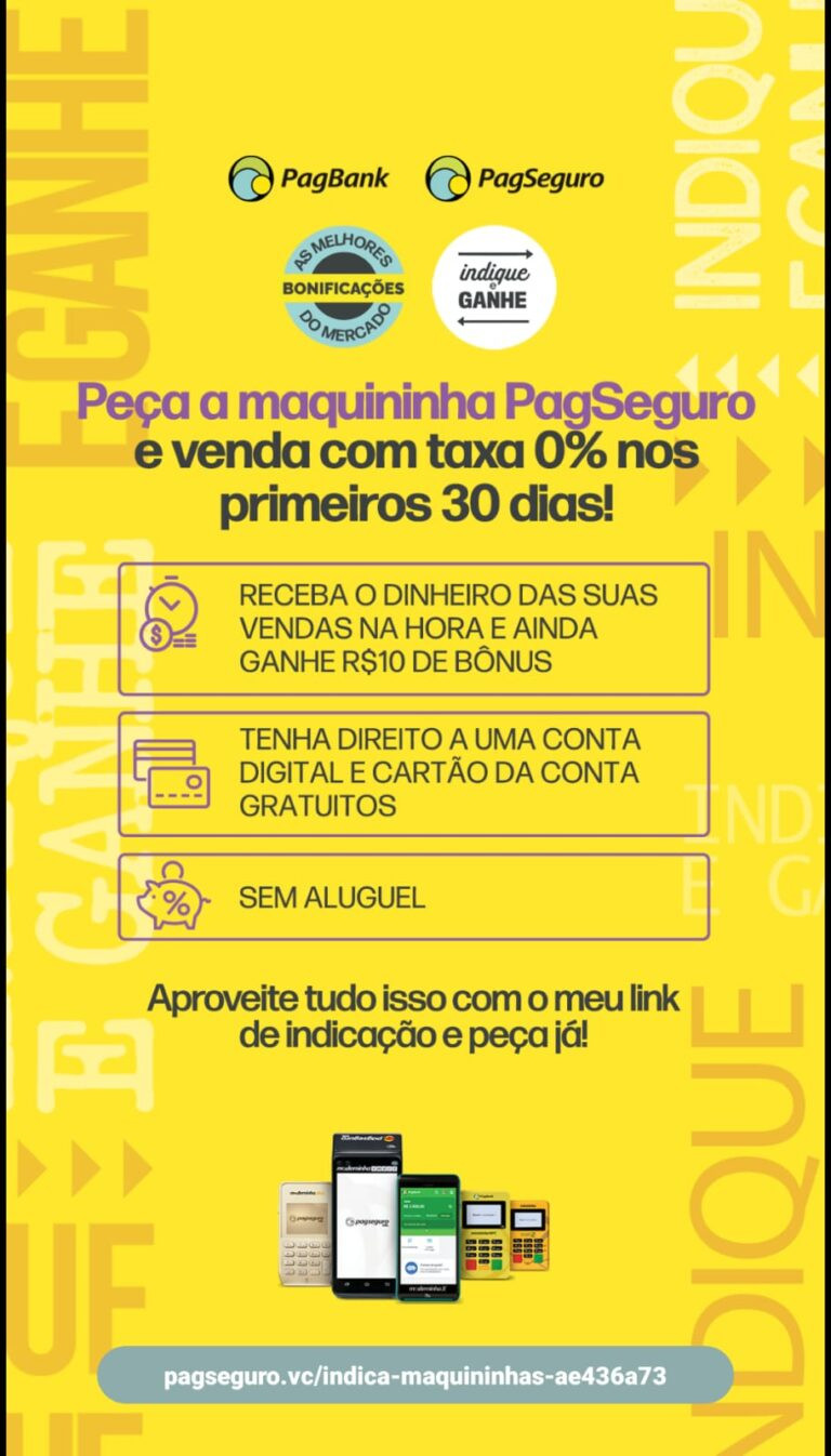Melhor maquininha de cartão – pagbank