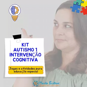 Kit Autismo 1 - Intervenção Cognitiva 1 Empresario Conectado