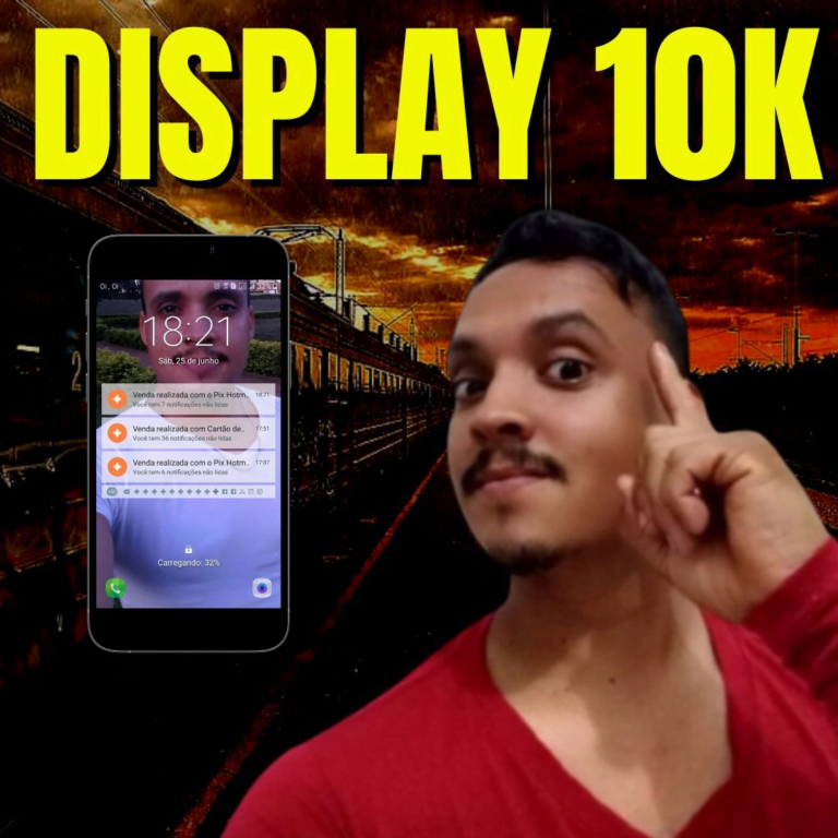 Projeto 10k display ney youtube curso