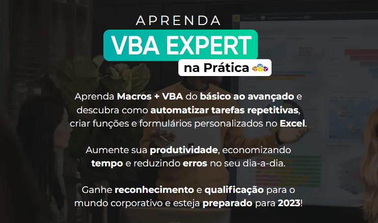 image-104 Melhor curso de VBA online