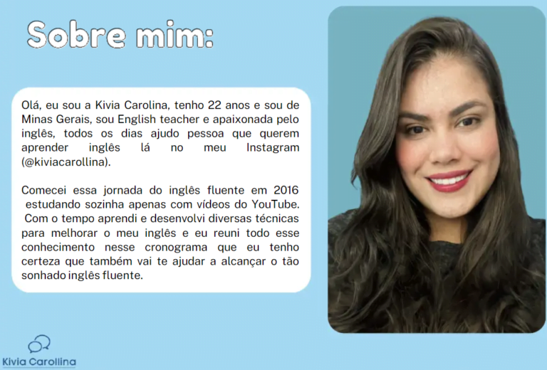 Kivia Carolina: A Mentora Apaixonada pelo Inglês e Criadora do Fluency Schedule