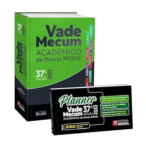 Vade Mecum Acadêmico de Direito Rideel – 37ª Edição – 2ª Semestre 2023
