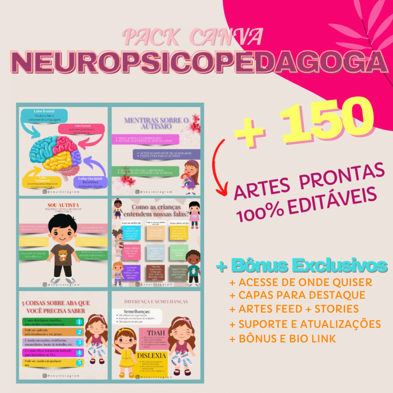 Pack Canva Neuropsicopedagoga