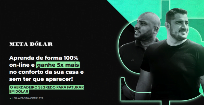 Vini: Ganhe em Dólar Trabalhando de Qualquer (Método Meta Dolar) Curso diário - DIcas