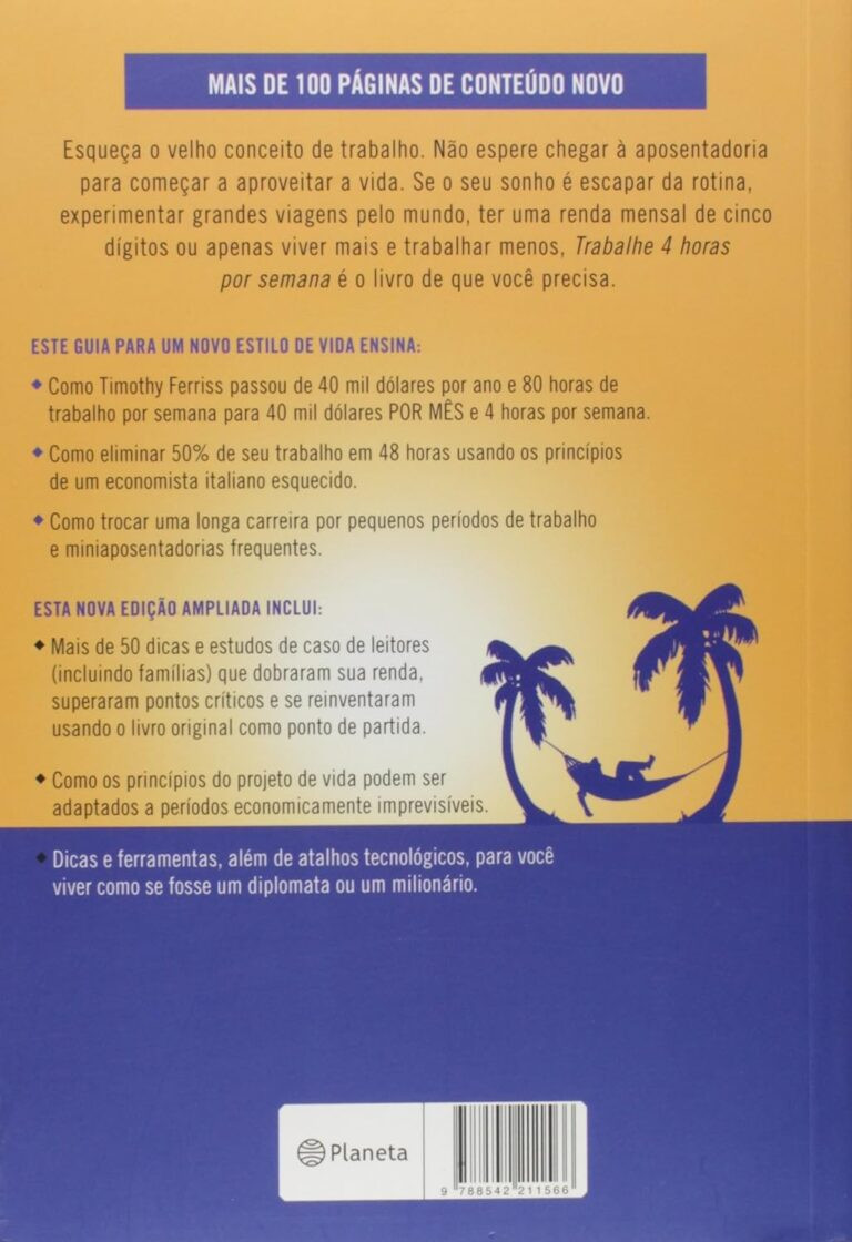 Trabalhe 4 Horas por Semana: 3ª Edição