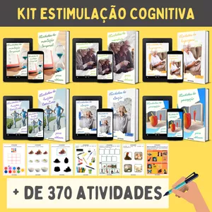 KIT ESTIMULAÇÃO COGNITIVA PARA IDOSOS​