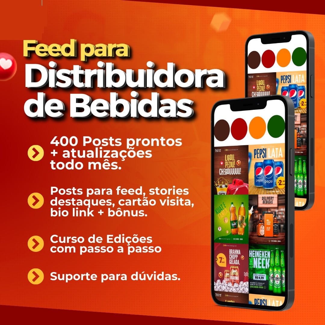 Feed DE Distribuidora de Bebidas Instagram