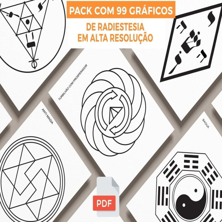 99 GRÁFICOS DE RADIESTESIA EM ARQUIVO DIGITAL PDF PARA IMPRIMIR