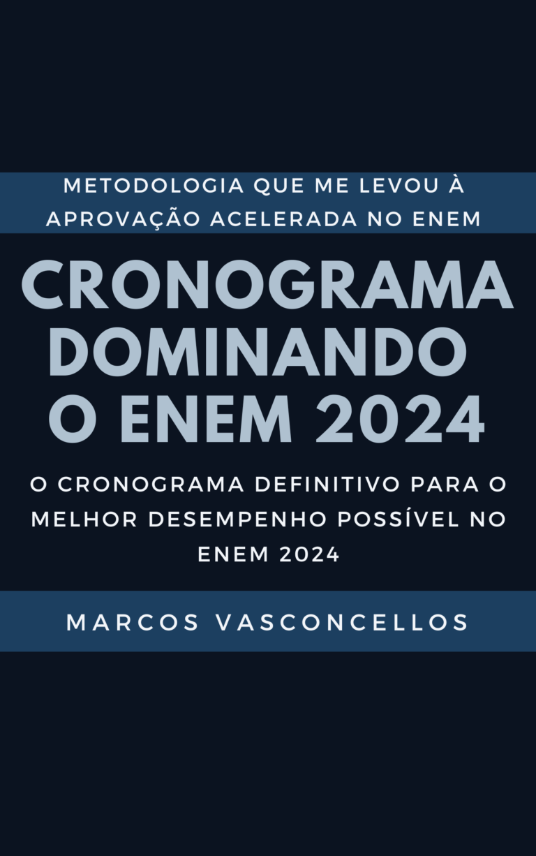 Cronograma Dominando o ENEM 2024