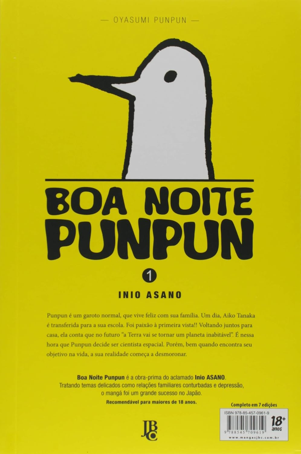 EBOOK BOA NOITE PUNPUN - VOL. 1 1 Boa Noite Punpun - Vol. 1
