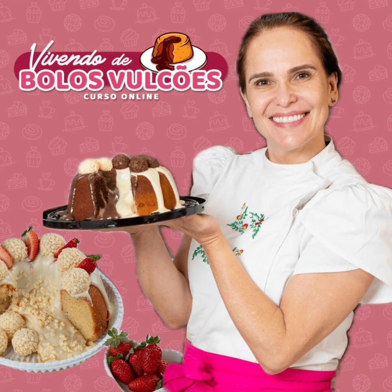chef isis curso de bolos vulcão lucrativo