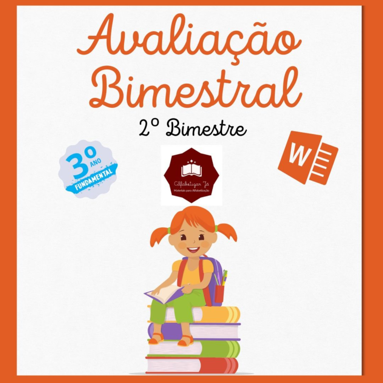 EDITÁVEL AVALIAÇÃO 2º BIMESTRE – 3º ANO ENSINO FUNDAMENTAL
