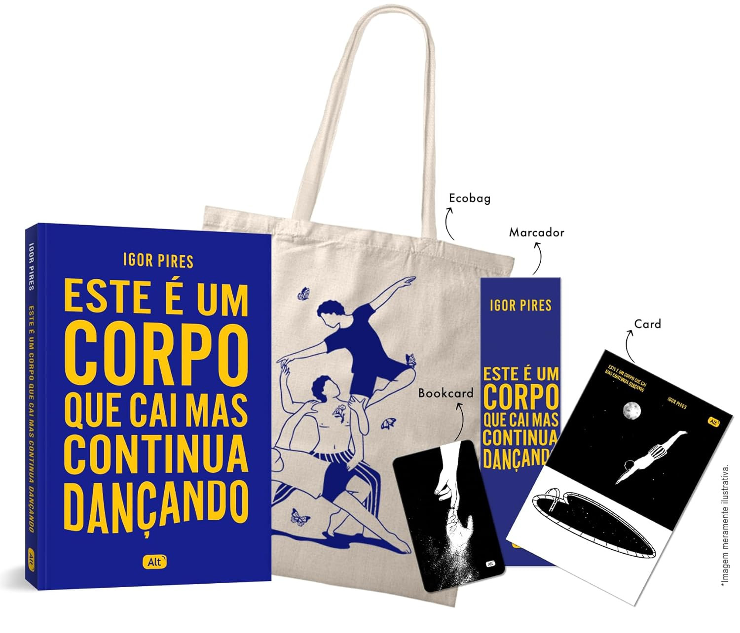 Este é um corpo que cai mas continua dançando + Brindes