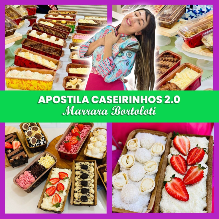 Como Fazer Caseirinhos: Apostila Caseirinhos 2.0 por Marrara Bortoloti | EBOOK PDF