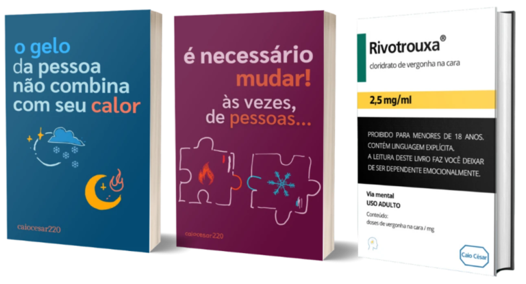 Livro “O gelo da pessoa não combina com seu calor” por Caio Cesar | EBOOK PDF