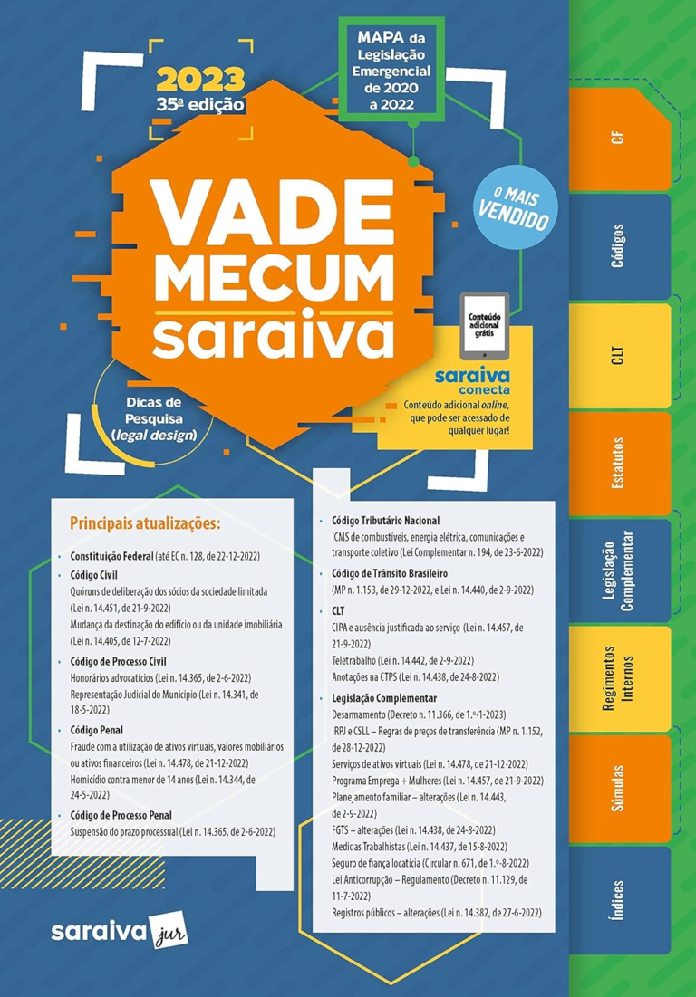 Vade Mecum Saraiva – Tradicional – 35ª Edição 2023 | PDF