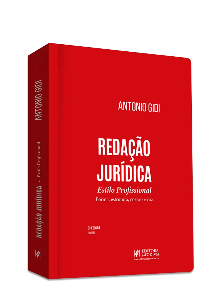 Livro: Redação Jurídica Estilo Profissional – Forma, Estrutura, Coesão e Voz | PDF |Por Antonio Gidi