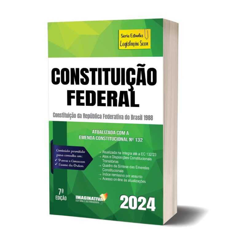 Livro Constituição Federal 2024: Atualizada Até EC 132 por Cristiani Tomaz Venâncio | PDF