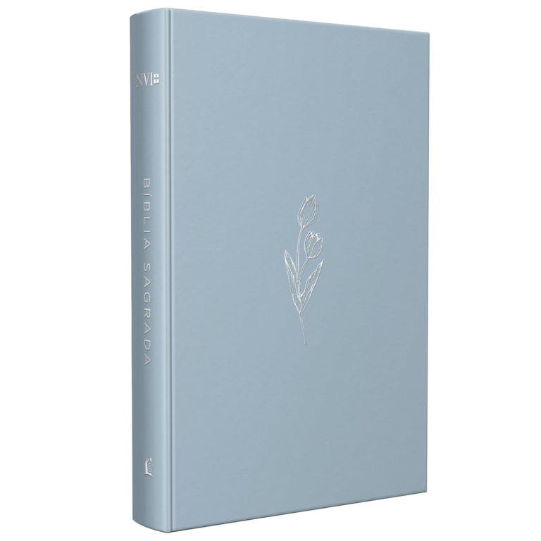 Livro: Bíblia NVI, Capa Dura, Azul, Econômica, Tulipa por Thomas Nelson Brasil | eBook PDF