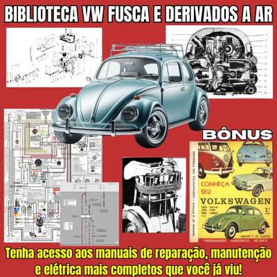 Biblioteca do Fusca 2024: O Material Completo para Manutenção de Fusca e Derivados