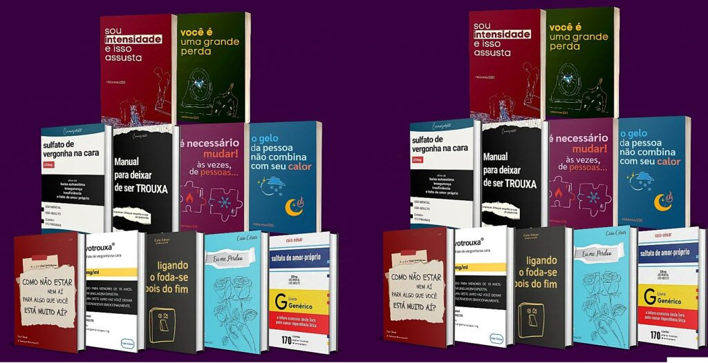 Como Superar Relacionamentos Tóxicos e Reconquistar a Autoestima: Guia Completo com 11 Livros 2 todos os livros de caiocesar220