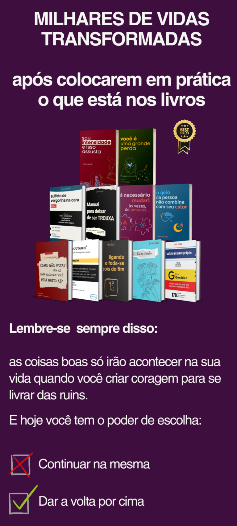 Como Recuperar Seu Poder Pessoal em Relacionamentos com os 11 Livros de Caio César