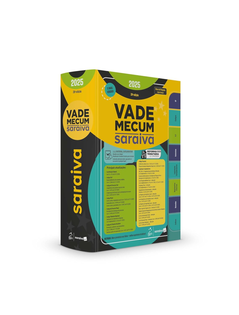 Vade Mecum Saraiva Tradicional – 39ª Edição 2025 por Editora Saraiva | Ebook