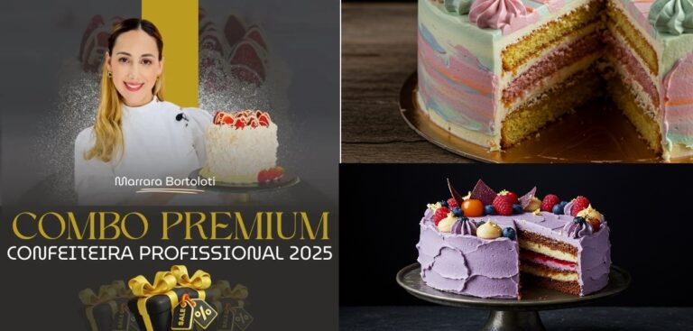 Combo Premium Confeiteira Profissional – Seu Caminho Para o Sucesso na Confeitaria