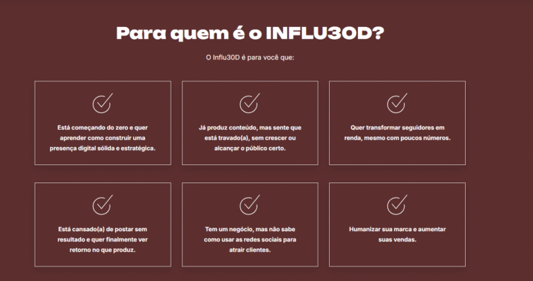 “Influ30D Masterclass: Estratégias de Impacto com Giovanna Quercia”