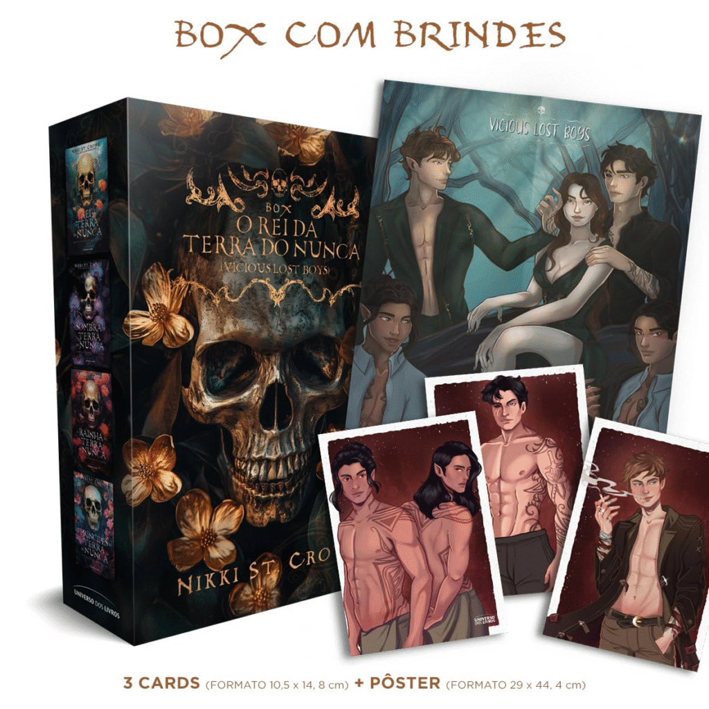 image-190-1024x1024 Box O Rei da Terra do Nunca - Edição com brinde! por Nikki St. Crowe | Ebook |