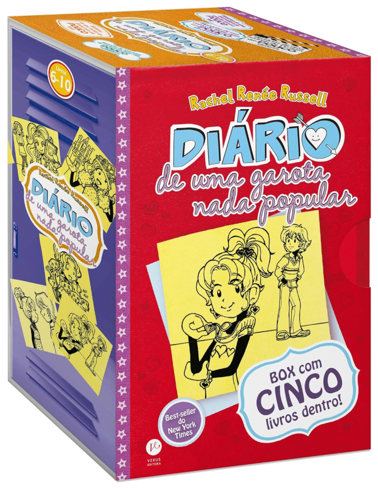 Box Diário de uma garota nada popular (Vol. 6 a 10 – Edição de bolso) por Rachel Renée Russel | Ebook