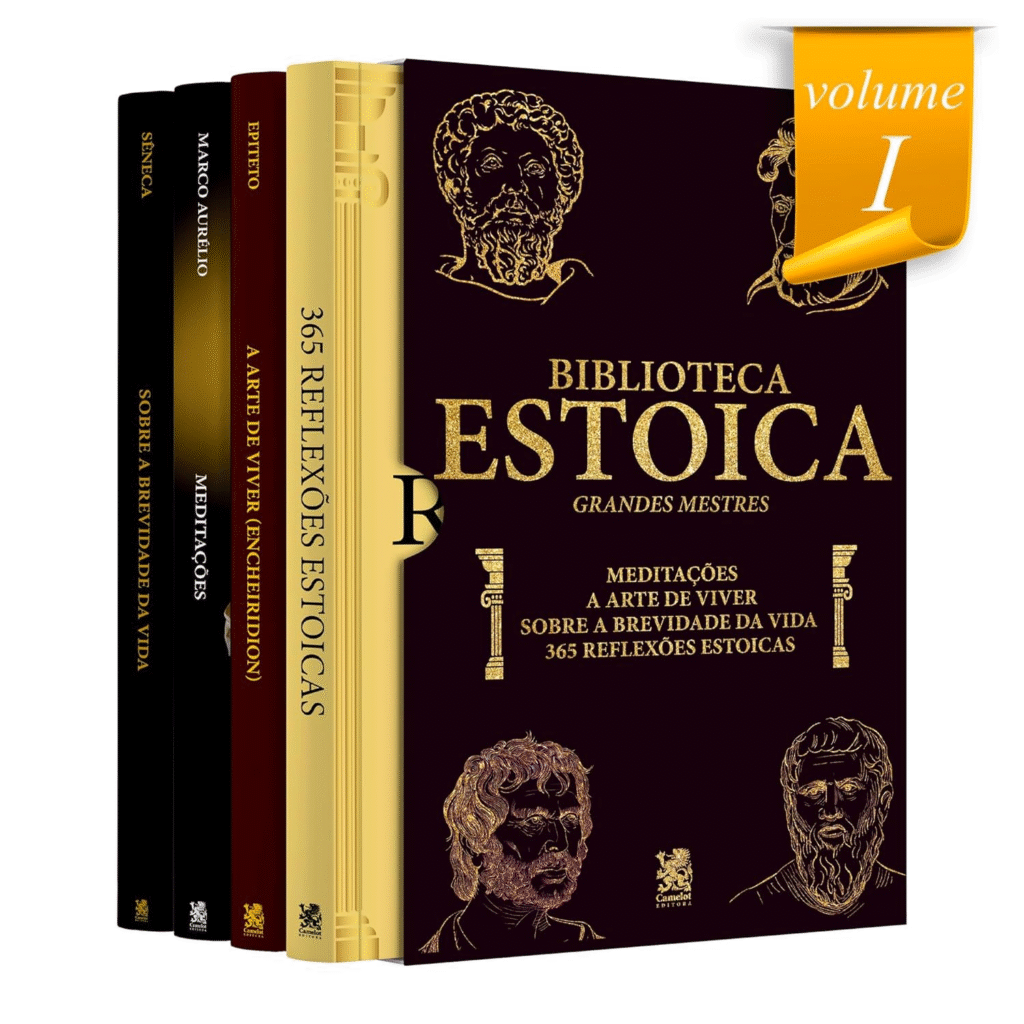 image-204-1024x1024 Biblioteca Estoica: Grandes Mestres Volume I – Marco Aurélio, Epiteto, Sêneca | Ebook |