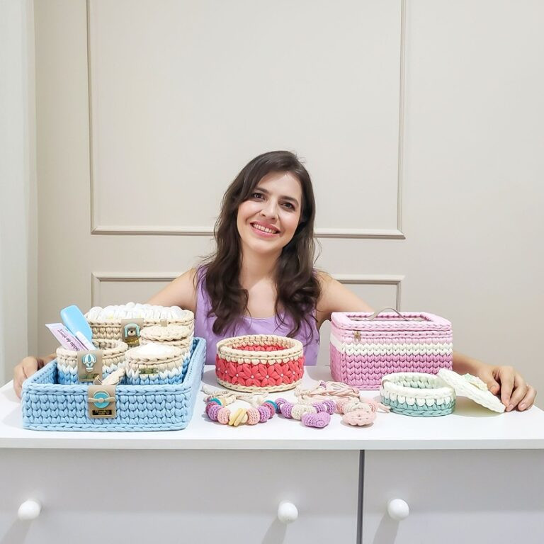 Curso de Kit Higiene em Crochê de Luxo (VZ Crochê): como aprender a criar um kit completo em fio de malha com acabamento profissional?