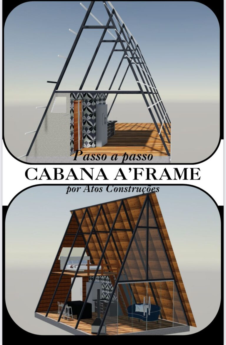 Projeto A-Frame: Construa Sua Cabana dos Sonhos – Mauro Henrique Oliveira Mendes | Guia Completo de Construção A-Frame