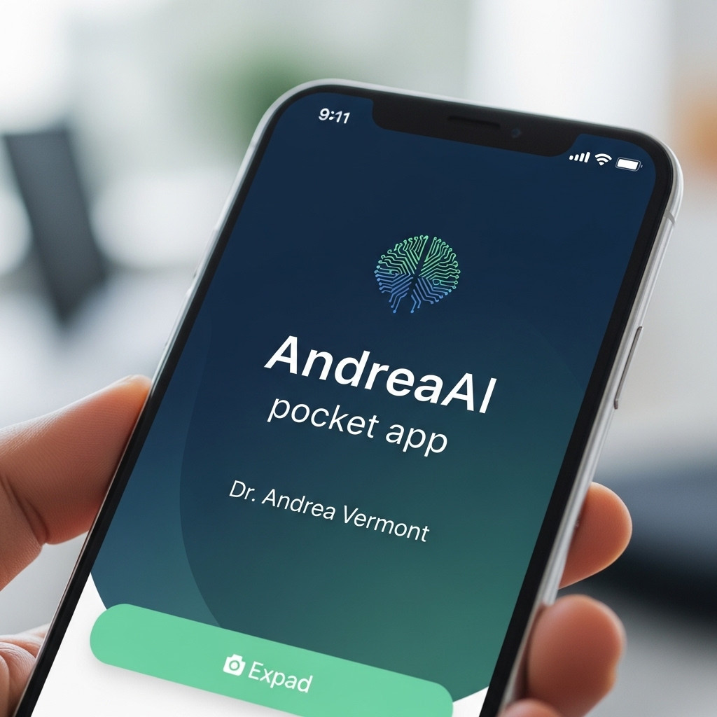 Image_fx-16 AndreaAI: Apoio Emocional 24h ou Dependência Algorítmica? O que a Dra. Andrea Vermont não te contou sobre o "Terapeuta de Bolso"