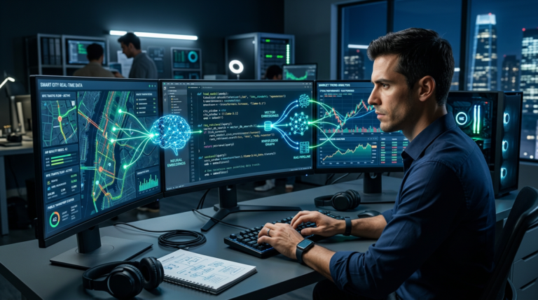 Alberto Luiz, engenheiro de IA, desenvolvendo sistemas com LLMs, RAG e agentes de forma eficiente.