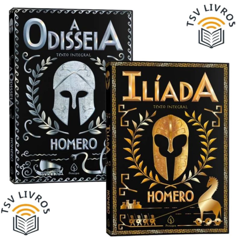 Kit Homero: Ilíada e Odisseia – Homero| Ebook Épico Clássico