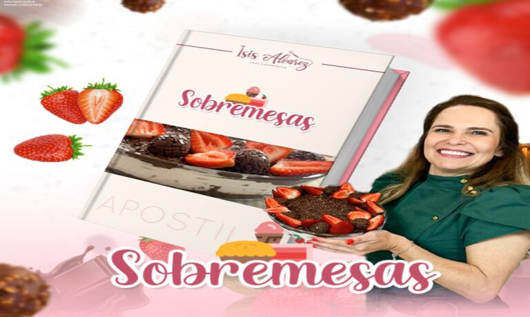 Capa do produto Apostila de Sobremesas Lucrativas da Chef Isis