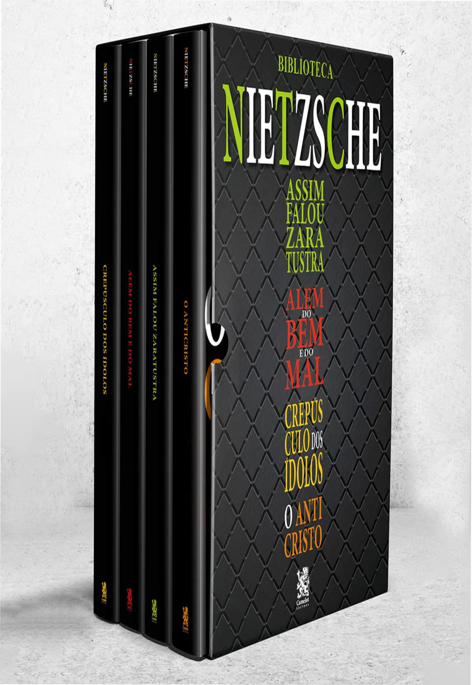 Biblioteca Nietzsche: Box com 4 Livros Essential 1 Box com quatro livros de Friedrich Nietzsche da Camelot Editora em capa comum e versão digital