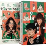 Box Duologia Laranja‑Forte Elayne Baeta com capa laranja, ecobag e marcadores de página – edição limitada