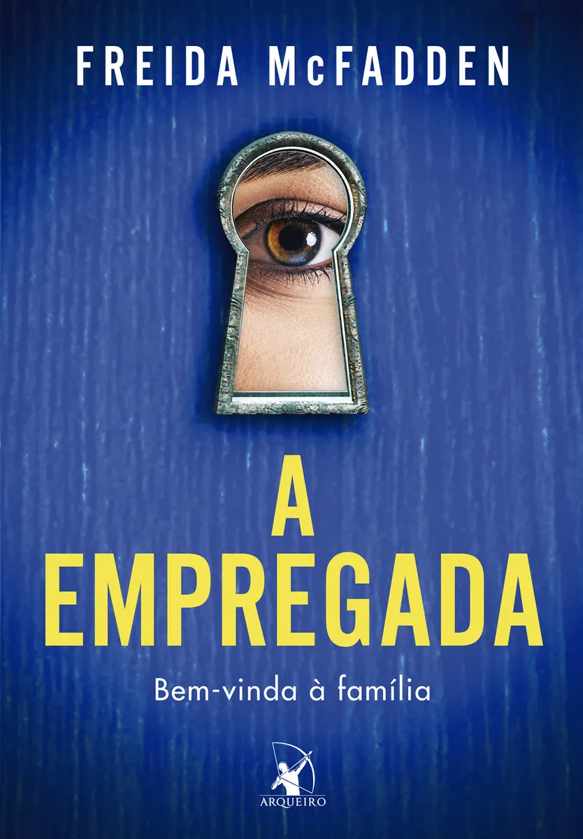 Capa do livro A Empregada de Freida McFadden, thriller psicológico com trama de manipulação e plot twist final