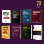 Capa da coleção digital de 8 livros de Caio César sobre relacionamento, autoestima e superação afetiva
