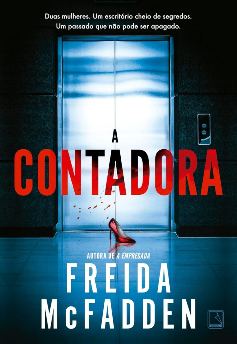 Capa do livro A contadora de Freida McFadden – thriller psicológico de contadora desaparecida em escritório sombrio