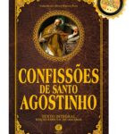 capa dura almofadada de Confissões de Santo Agostinho edição de luxo