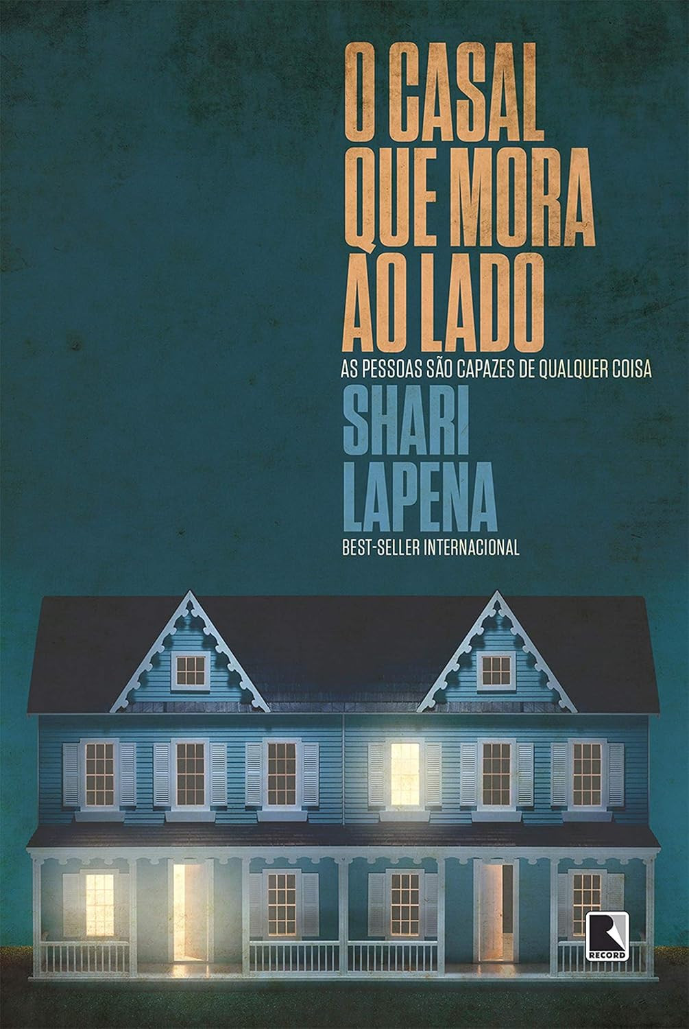 capa do livro O casal que mora ao lado de Shari Lapena - thriller de suspense com desaparecimento de bebê