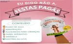 Capa do kit PDF 'Eu Digo Não a Festas Pagãs' com ilustrações cristãs para ensino infantil