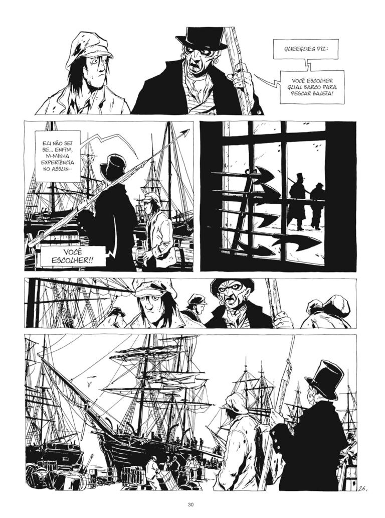 Moby Dick – Edição Exclusiva Amazon de Christophe Chabouté 3 Capa dura de Moby Dick adaptada por Christophe Chabouté, edição exclusiva Amazon em português
